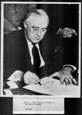 Page 1; Selected Photographs of Franklin D. Roosevelt, 1913-1945