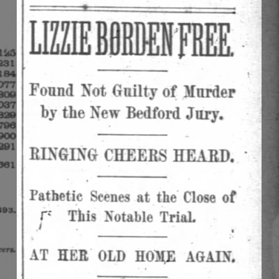 Lizzie Borden Free!